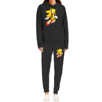 Yellow Hedgehog Jumps Aside Hoodie & Jogger Set | Artistshot