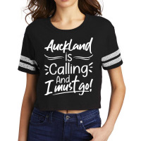 Auckland Is Calling And I Must Go Funny New Zealand Travel T Shirt Scorecard Crop Tee | Artistshot