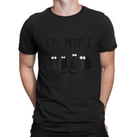 Black Cat Ew People Meow T-shirt T-shirt | Artistshot