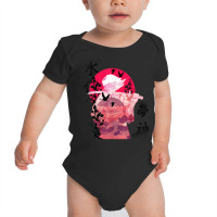 Samurai Girl Japanese Flowers Warrior Japan Katana Sword T Shirt Baby Bodysuit | Artistshot