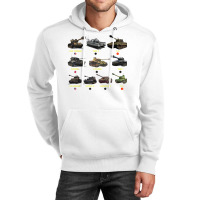 Top Ten Best Ww2 Tanks M4 Sherman Panzer Iv Tiger Ii T 34 T Shirt Unisex Hoodie | Artistshot