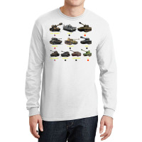 Top Ten Best Ww2 Tanks M4 Sherman Panzer Iv Tiger Ii T 34 T Shirt Long Sleeve Shirts | Artistshot