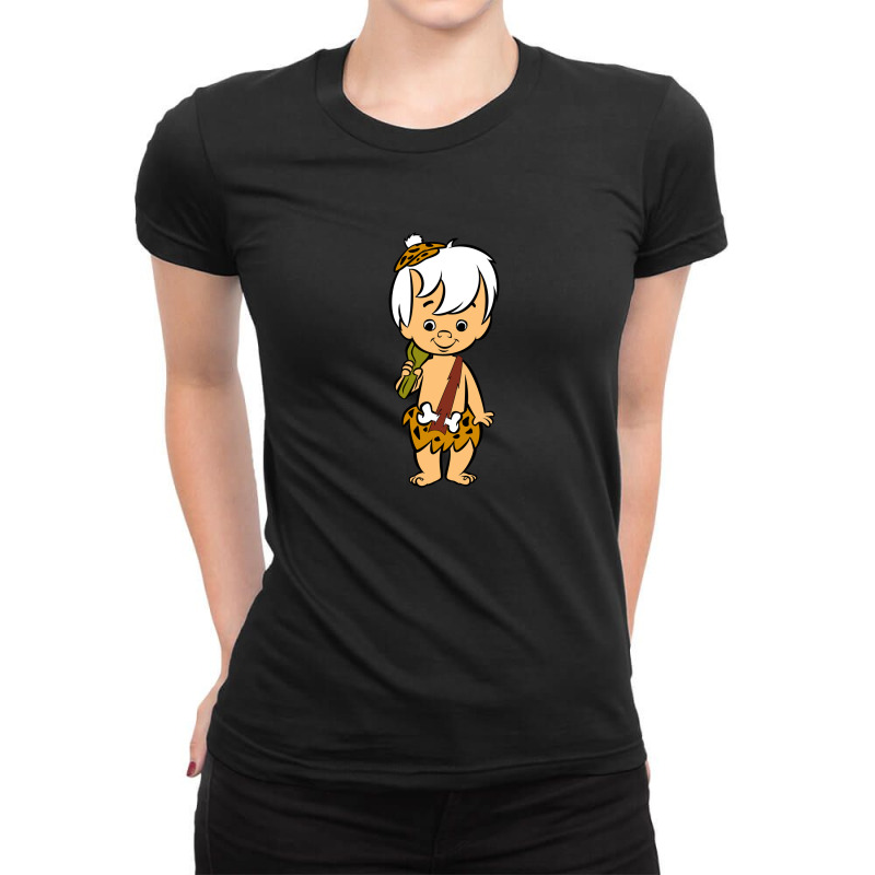 Flinstone Ladies Fitted T-Shirt by meritanila | Artistshot