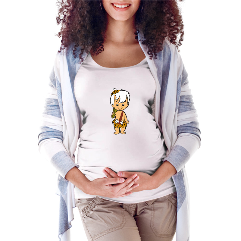 Flinstone Maternity Scoop Neck T-shirt by meritanila | Artistshot