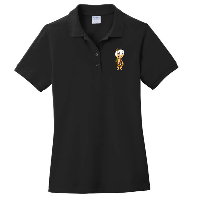 Flinstone Ladies Polo Shirt by meritanila | Artistshot