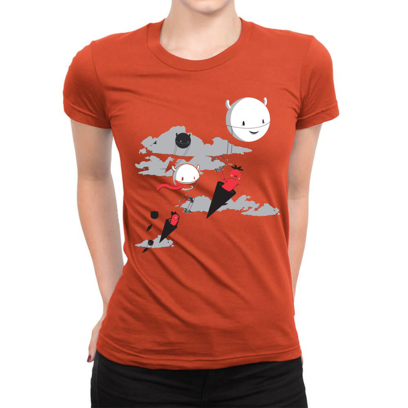 Acute Invasion Ladies Fitted T-Shirt by EquineTee | Artistshot