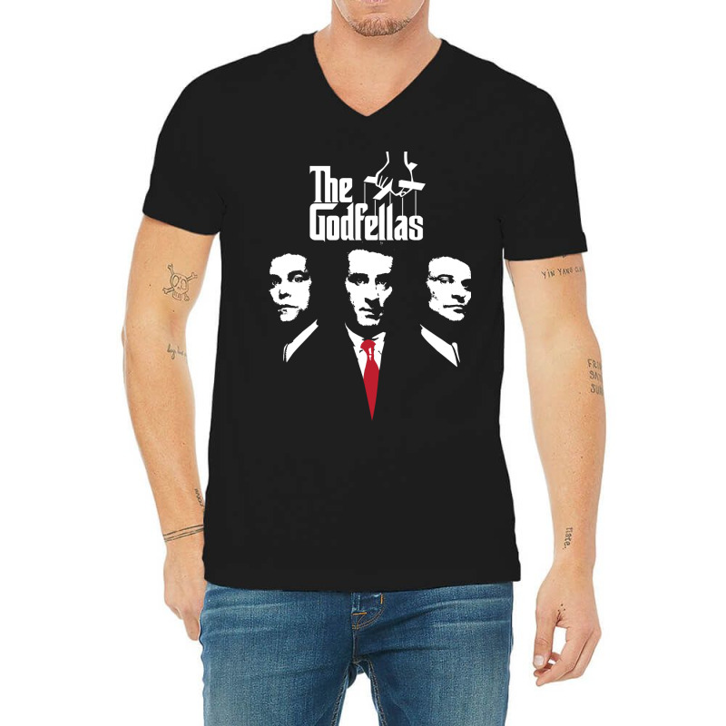 The Godfellas V-neck Tee | Artistshot