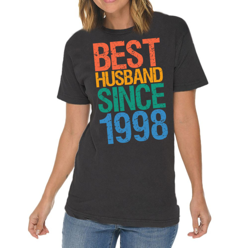 Best Husband Since 1998 Retro Vintage T-shirt | Artistshot