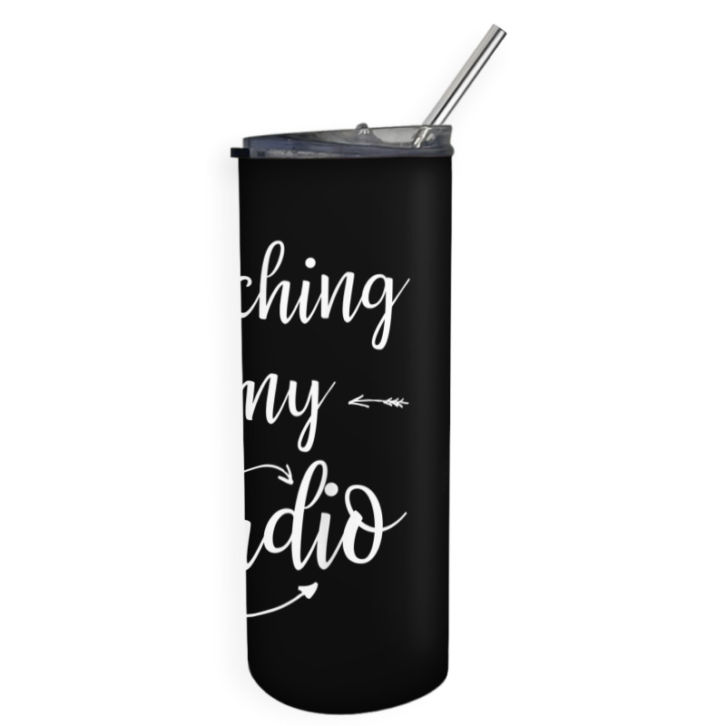 Teaching Is My Cardio Teacher Funny Workout T Shirt Skinny Tumbler | Artistshot