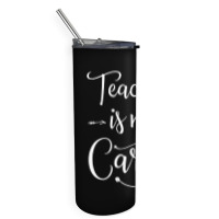 Teaching Is My Cardio Teacher Funny Workout T Shirt Skinny Tumbler | Artistshot