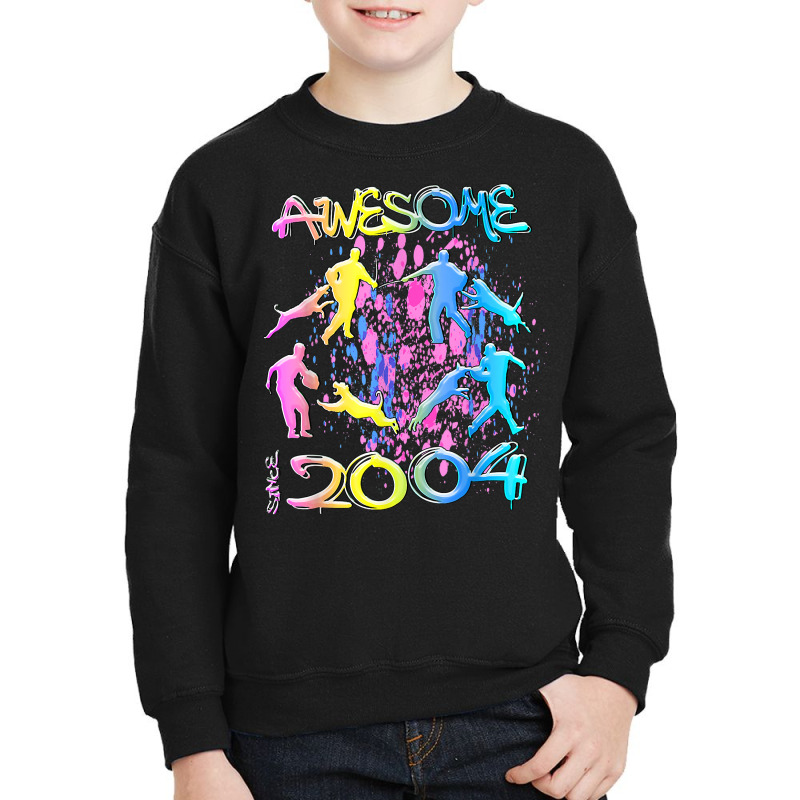 Awesome Since 2004. Agility Dog Training Graffiti Design T Shirt Youth Sweatshirt by sowleomballoucgp | Artistshot