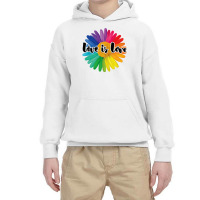 Love Is Love Rainbow Sunflower For Light Youth Hoodie | Artistshot