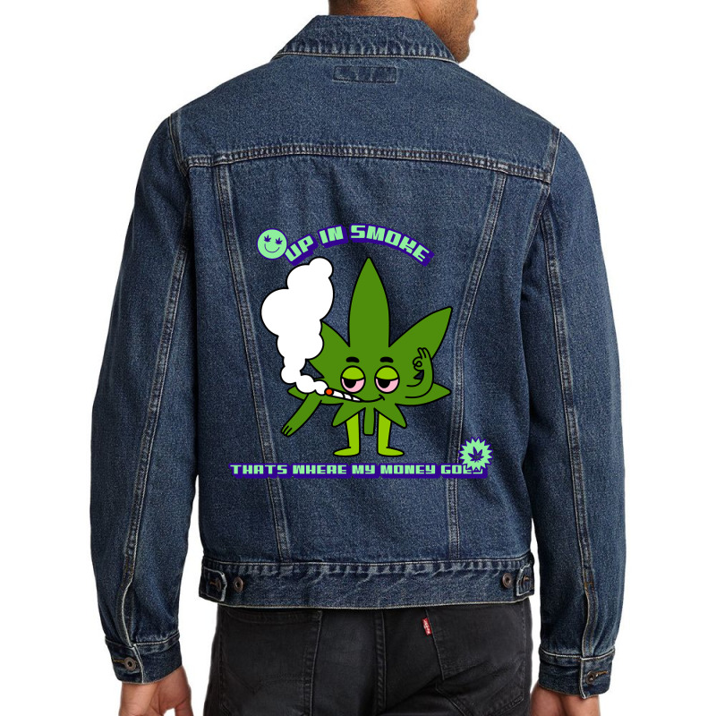 Classic Retro  Cannabis Classical Music Men Denim Jacket by SeanArtists | Artistshot