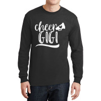 Womens Cheer Gigi Megaphone With Heart Accent Mens Womens Long Sleeve Shirts | Artistshot