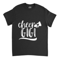 Womens Cheer Gigi Megaphone With Heart Accent Mens Womens Classic T-shirt | Artistshot