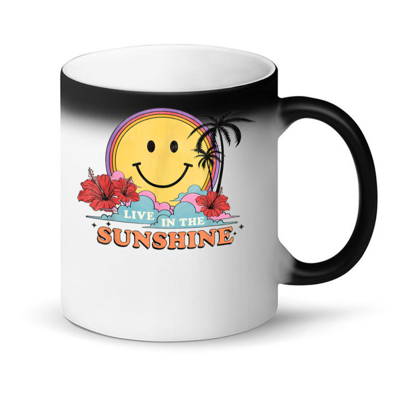 Live In The Sunshine Womens Summer Sunshine Happy Sun Smile T Shirt Magic Mug | Artistshot