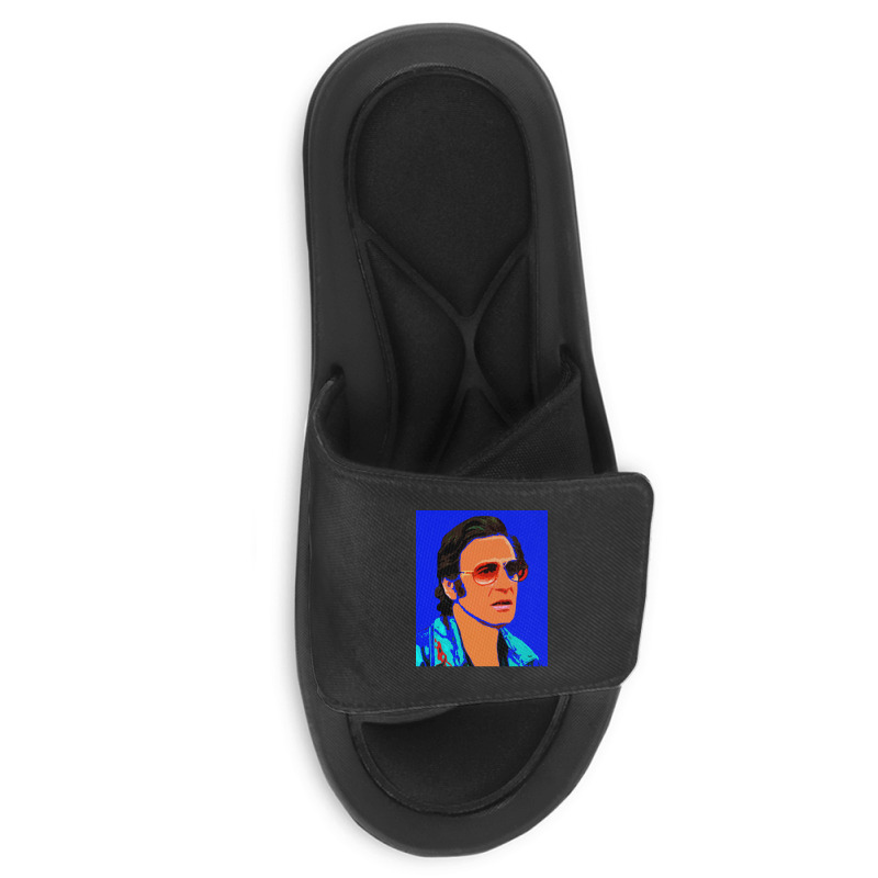 Character Animated Robert Deniro Gifts Women Slide Sandal | Artistshot