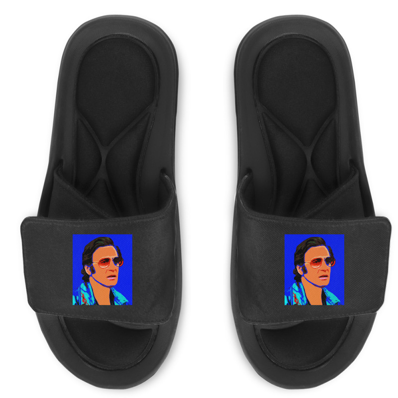 Character Animated Robert Deniro Gifts Women Slide Sandal | Artistshot