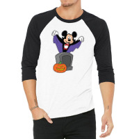 Mouse Halloween 3/4 Sleeve Shirt | Artistshot