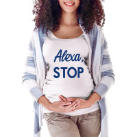 Alexa, Stop Solar Opposites Maternity Scoop Neck T-shirt | Artistshot