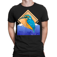 King Fisher Set Over Mountain In Spring T-shirt | Artistshot