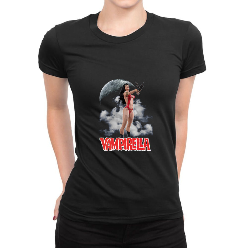 Vampirella Ladies Fitted T-Shirt by pusyaque-podcast | Artistshot