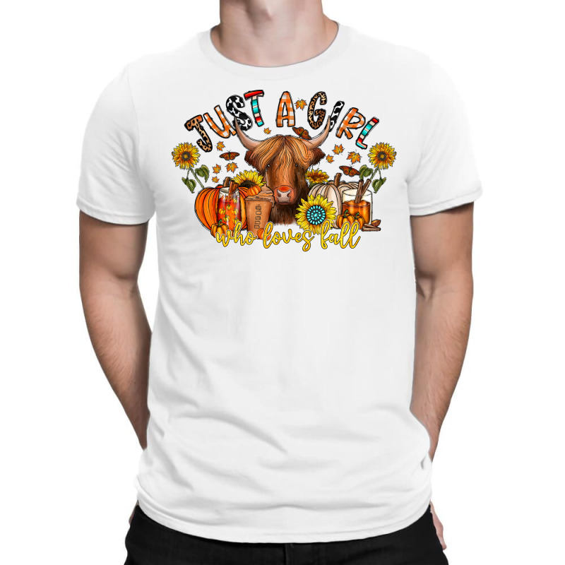 Just A Girl Who Loves Fall T-shirt | Artistshot