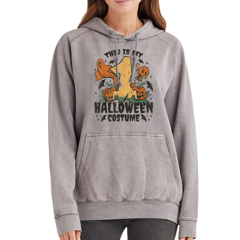 This Is My First Halloween Costume T Shirt Vintage Hoodie | Artistshot