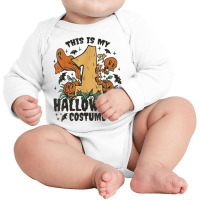 This Is My First Halloween Costume T Shirt Long Sleeve Baby Bodysuit | Artistshot