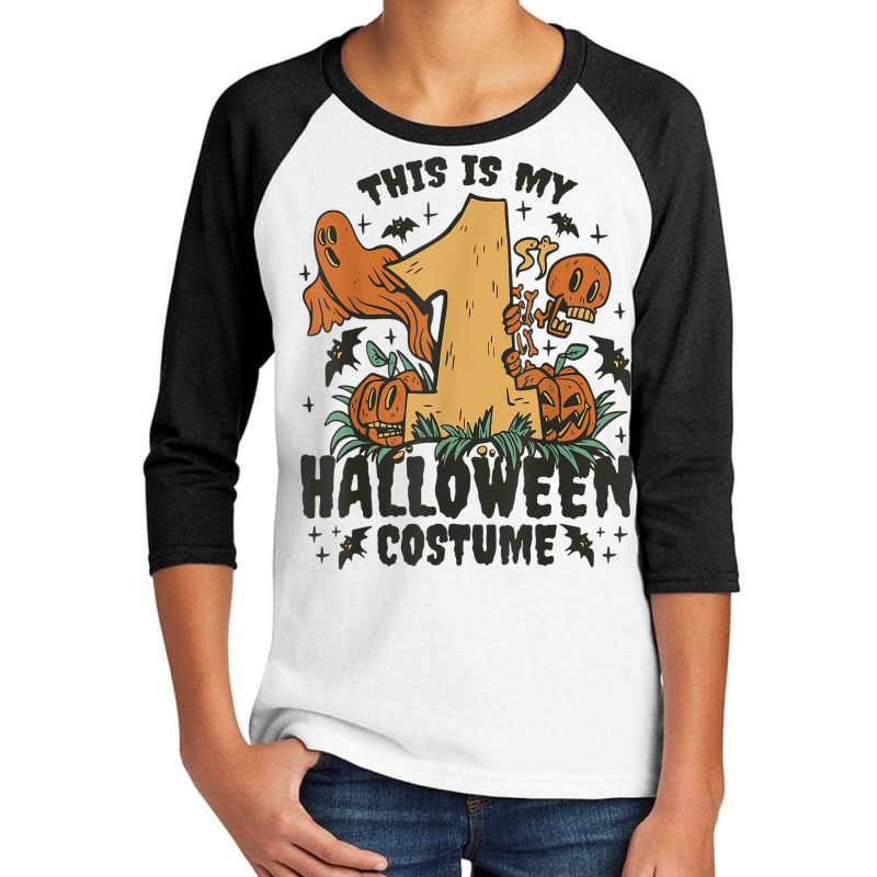 This Is My First Halloween Costume T Shirt Youth 3/4 Sleeve | Artistshot