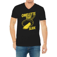 Omelette That Slide V-neck Tee | Artistshot