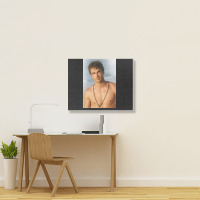 Ian Damon Shirtless Salvatore Landscape Canvas Print | Artistshot