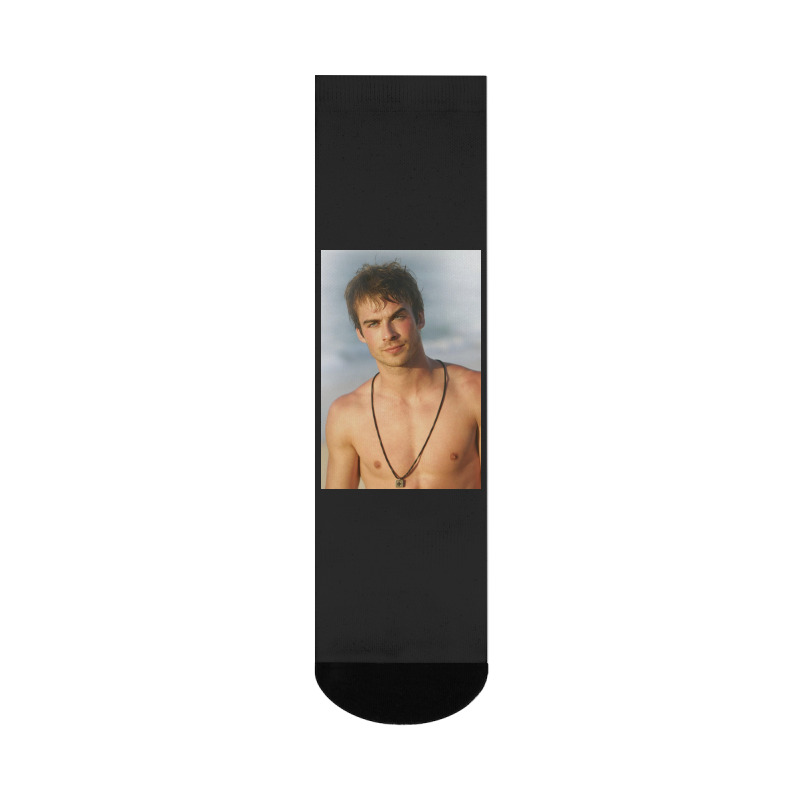 Ian Damon Shirtless Salvatore Crew Socks | Artistshot