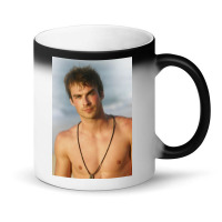 Ian Damon Shirtless Salvatore Magic Mug | Artistshot