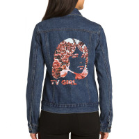 Funny Gift Cares Call Me Ladies Denim Jacket | Artistshot