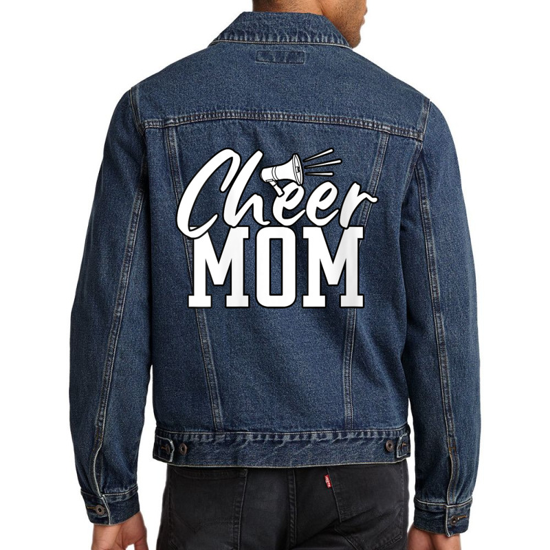 Womens Megaphone Cheer Mom Music Vintage Retro Men Denim Jacket by HailieDesign | Artistshot