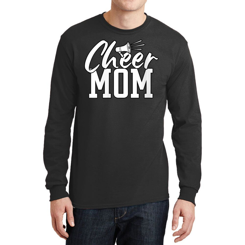 Womens Megaphone Cheer Mom Music Vintage Retro Long Sleeve Shirts by HailieDesign | Artistshot