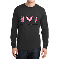 Peace Love And Vaccine I'm Vaccinated 2021 Vaccination Day Gift Long Sleeve Shirts | Artistshot