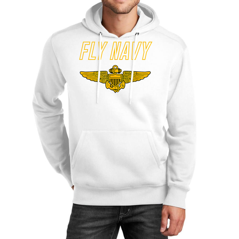 Fly Navy Shirt Classic Naval Officer Pilot Wings Tee Unisex Hoodie by nevinsledowtinwq | Artistshot