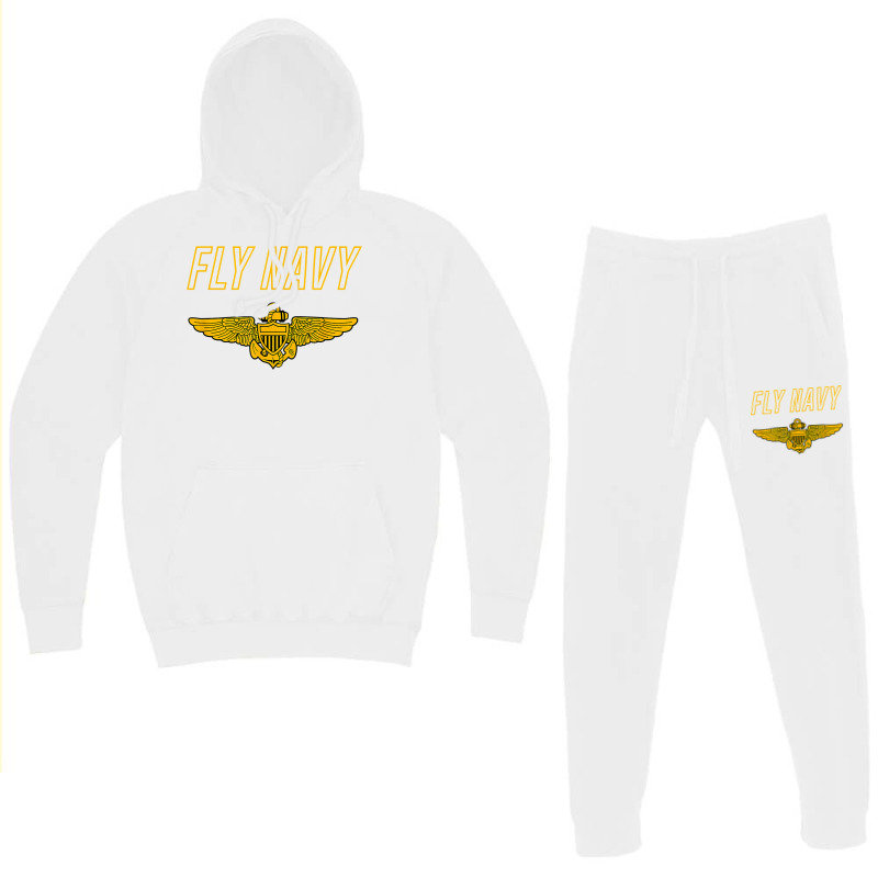 Fly Navy Shirt Classic Naval Officer Pilot Wings Tee Hoodie & Jogger set by nevinsledowtinwq | Artistshot