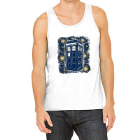 Starry Night Tardis Tank Top | Artistshot