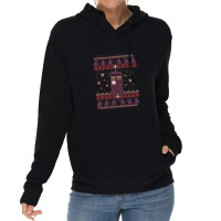 Tardis In The Space Ugly Sweater Christmas Lightweight Hoodie | Artistshot