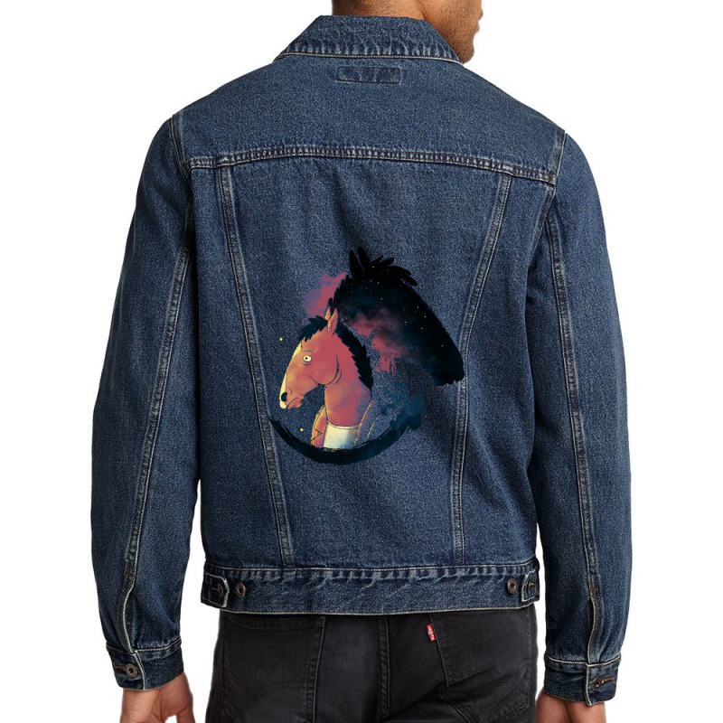 The Horse Bojack Horseman Men Denim Jacket by pusyaque-podcast | Artistshot