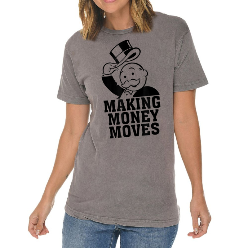 Monopoly Making Money Moves Vintage T-Shirt by jawlejocma2 | Artistshot