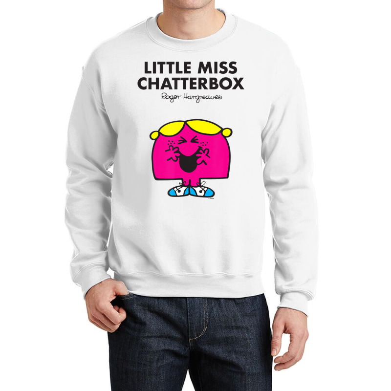 Mr. Men Little Miss Chatterbox Crewneck Sweatshirt by jawlejocma2 | Artistshot