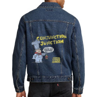 Schoolhouse Rock Conjunction Junction Men Denim Jacket | Artistshot