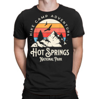 Hot Springs Arkansas Nature Hike Mountains Outdoors Retro T Shirt T-shirt | Artistshot