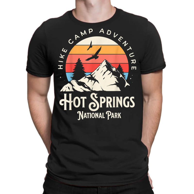 Hot Springs Arkansas Nature Hike Mountains Outdoors Retro T Shirt T-shirt | Artistshot