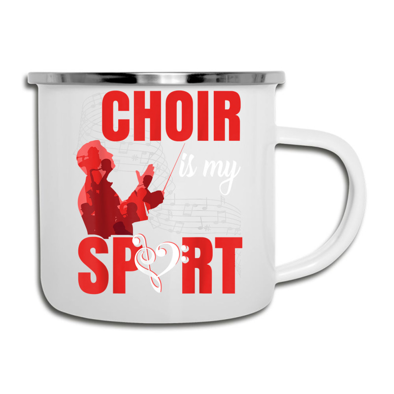 Choir Is My Sport  Funny Music Teacher Choir Director T Shirt Camper Cup | Artistshot