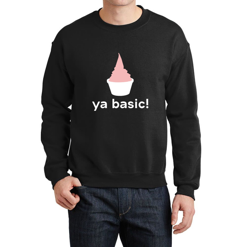 Eleanor Shellstrop Says Ya Basic Crewneck Sweatshirt by pusyaque-podcast | Artistshot